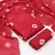 red chanderi cotton bandhni unstitched dress material