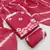 pink chanderi cotton bandhni unstitched dress material