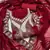 maroon georgette zari embroidered work unstitched dress material