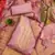 pink organza jacquard swaroski work work unstitched dress material
