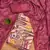 maroon premium cotton embroidered work unstitched dress material