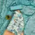 turquoise premium cotton embroidered work unstitched dress material