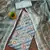sky blue organza emebllished unstitched dress material