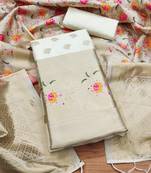 Pure zari soft banarasi silk 3pc dress material