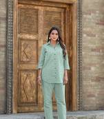 Women Shifli Cotton Casual Wear Co-Ord Set