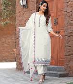 Women modal silk with soft inner kurta kurta with pant and dupatta suit set
