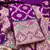 Purple pure zari soft banarasi silk 3pc dress material