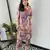 Multi viscosee printed kurta set