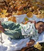 fish print angarakha top & pants