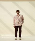 Bronze handloom khadi plain  shirt