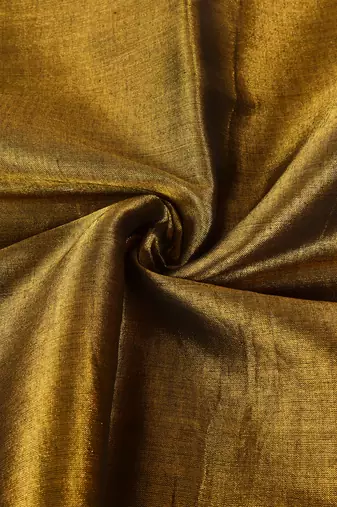 Aakar Sunehri Kiran | Gold Handloom Tissue Saree