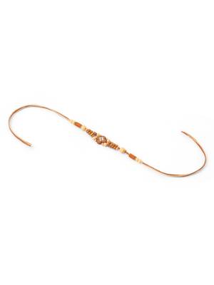 men set of 3 multicolor artificial stones and beads rakhi with roli chawal chandan & mishri 4