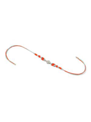 men set of 3 multicolor artificial stones and beads rakhi with roli chawal chandan & mishri 5