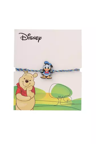 stylish blue cartoon character kids rakhi with roli chawal chandan & mishri
