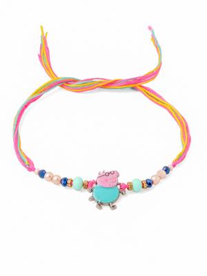 kids cartoon character artificial beads rakhi with roli chawal chandan & mishri 2
