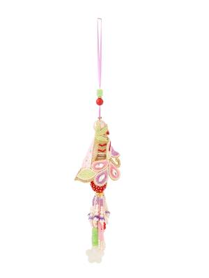handcrafted set of 2 multicolor pearls bhaiya bhabhi rakhi with roli chawal chandan & mishri 3