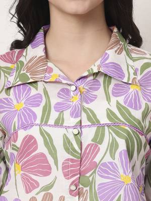 multi cotton mandarin collar shrit style top 4