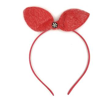 Viaana ear hair band peach color 1