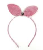 Viaana ear hair band pink color