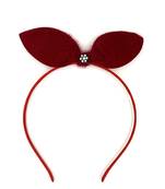 Viaana ear hair band red color