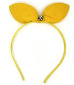 Viaana ear hair band yellow color