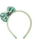 Viaana sequence ear hair band green color