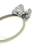 Viaana sequence ear hair band grey color