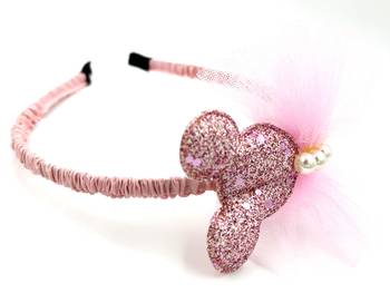 Viaana mickey hair band pink color 1