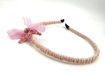 Viaana crown hair band pink color 1