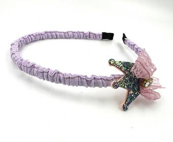 Viaana crown hair band lavender color 1