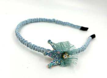Viaana crown hair band blue color 1