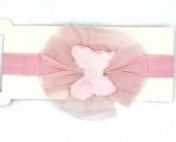 Viaana butterfly hair band light pink color 1