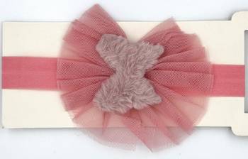 Viaana butterfly hair band dark pink color 1