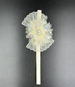 Viaana flower hair band white color