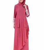 Designer Multi Layer Attached Jacket Style Abaya