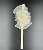 Viaana satan stripes hair band light blue color