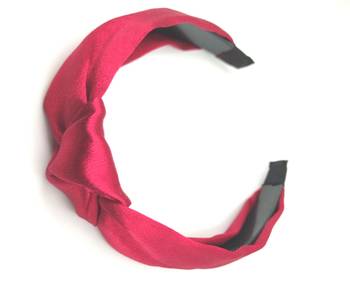 Viaana satan hair band red color 1