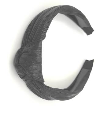 Viaana shimmer knot hair band black color 1