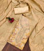 chiku organza handwork unstitched dress material