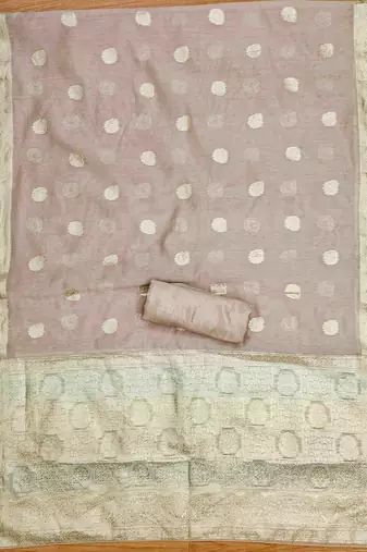 grey jacquard handwork unstitched dress material