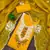 lemon chanderi cotton embroidered unstitched dress material