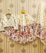 Paisley print lehenga set