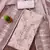 lavender organza handwork unstitched dress material