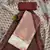 maroon organza handwork unstitched dress material
