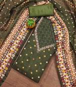 mehndi organza handwork unstitched dress material