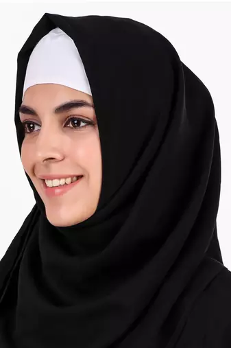 Colorblock Inset Anarkali Abaya