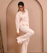 Peach cotton coord set