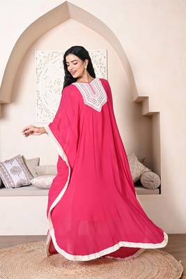 Pink kaftan set 1