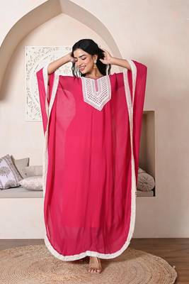 Pink kaftan set 2