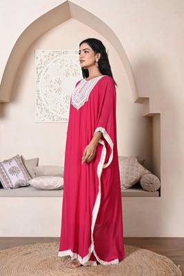 Pink kaftan set 3